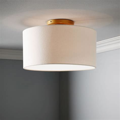 metallic fabric flush mount light|Best Flush.